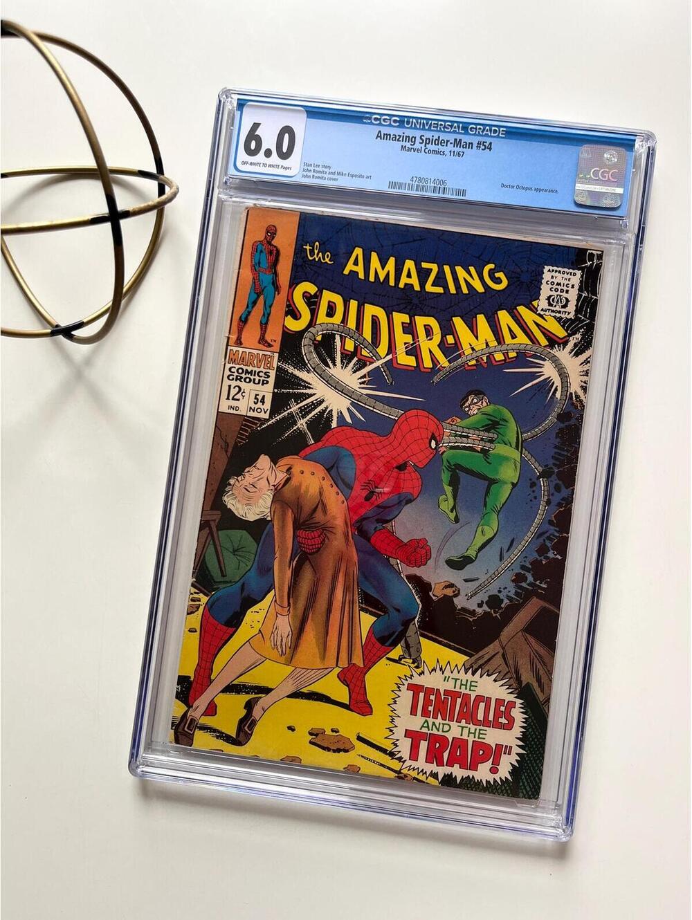 Amazing Spider-Man #54 (1967) CGC 6.0 Graded Comic | Doctor Octopus | Romita Sr.